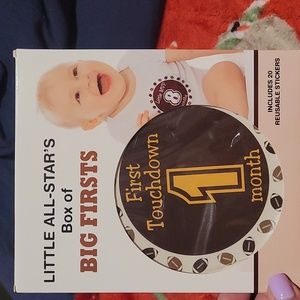 Baby's first football stickers